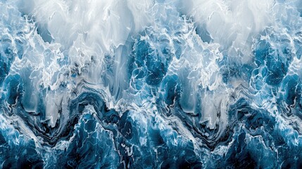 Obraz premium Abstract Blue and White Ice Texture