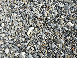 Stone Pebbles as an abstract background. Texture