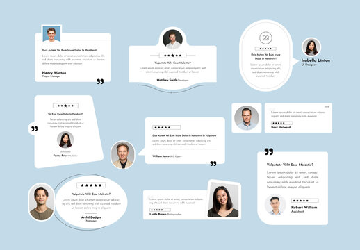 Testimonials Review and Quotes Template