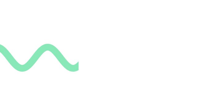 Green wave motion line 