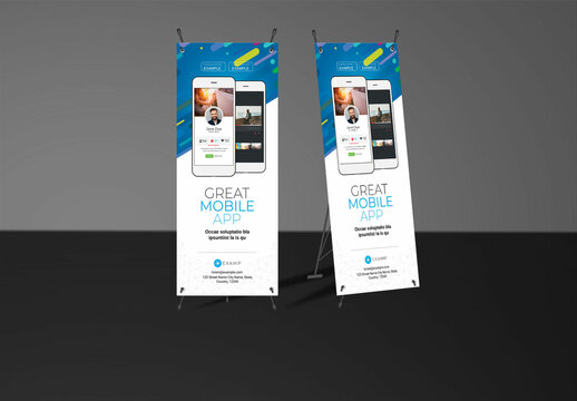 Great Mobile App Rollup Signage