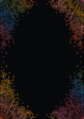 Mandala floral pattern number for background and anything