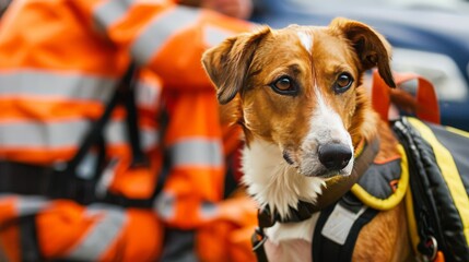 Describe the role of dogs in emergency situations. How do dogs assist in disaster response, search...