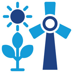 energy sources icon vector illustration concept for renewable energy icons symbol background