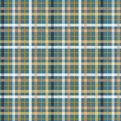 Multi-color Abstract plaid seamless pattern. Geometrical shape Vector checkered pattern Tartan, textured  gingham for cloth, flannel shirts, duvet covers, fabric or other autumn winter textile print. 