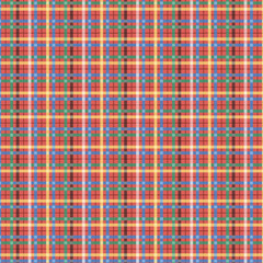 Multi-color Abstract plaid seamless pattern. Geometrical shape Vector checkered pattern Tartan, textured  gingham for cloth, flannel shirts, duvet covers, fabric or other autumn winter textile print. 