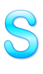 blue font text effect illustration