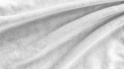 Silver velvet background or white suede, velour flannel texture made of cotton or wool with soft...