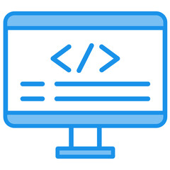 Fototapeta premium Coding Icon