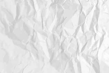 White clean crumpled paper