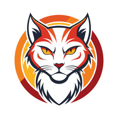 Cat logo vector icon