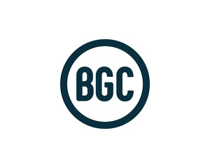 BGC logo design vector template. BGC