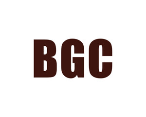 BGC logo design vector template. BGC