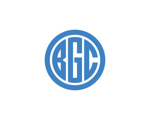 Obraz premium BGC logo design vector template. BGC