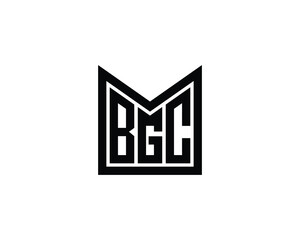 Fototapeta premium BGC logo design vector template. BGC