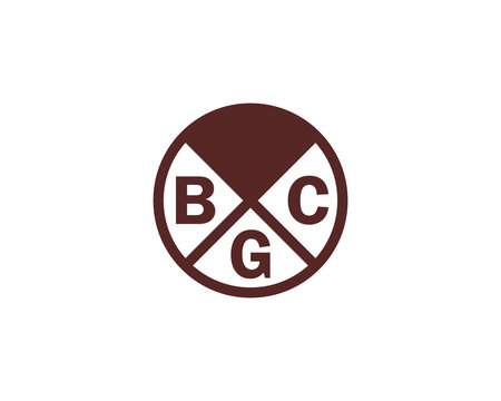 BGC logo design vector template. BGC