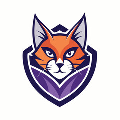 Cat logo vector icon