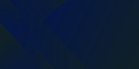 Obraz premium Abstract modern gradient blue triangle diagonal overlap background. Minimal blue geometric background. Vector illustration. Blue geometric technological presentation background with copy space. 