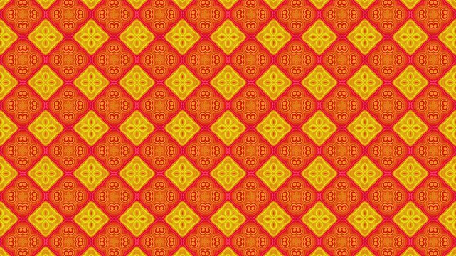 gold and yellow floral background. with a charming 3D animated moving pattern texture 