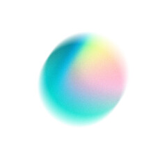 abstract blurry gradient circle