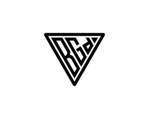 BGD logo design vector template. BGD