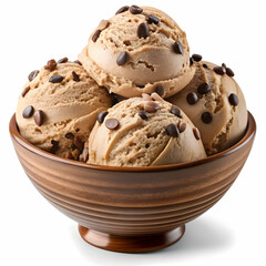 highly detailed and realistic photo of a bowl of ice cream
