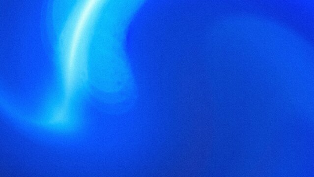 Abstract background Flat style. Freeform blue gradient color background with defocused blur grainy noise with lights effect. Light and dark blue colors copy space text area