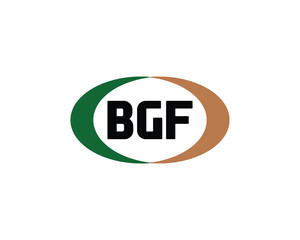 BGF logo design vector template. BGF