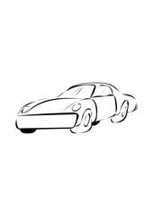 Obraz premium Sportwagen 