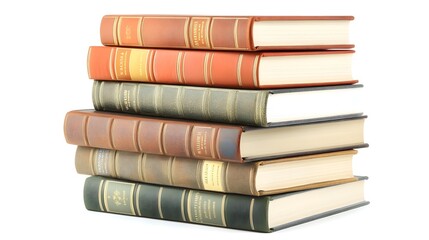 Classic Leather Bound Books Stack Shelves Reading Literature Knowledge History