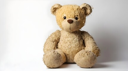 Obraz premium Adorable Soft Teddy Bear Vintage Plush Cute Playful Childhood Emotion