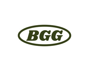 BGG logo design vector template. BGG