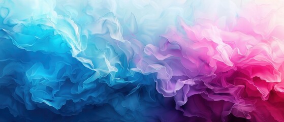 Serene Watercolor Wash Patterns - Soft Gradients & Pastel Hues for Backgrounds & Prints in