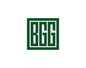 BGG logo design vector template. BGG