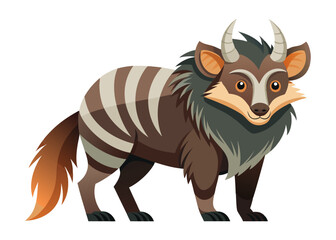 Obraz premium A fanatical animal Vector Illustration