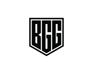 BGG logo design vector template. BGG