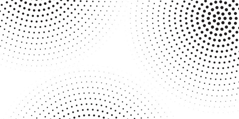 Modern abstract background. Halftone dots in circle form. Round logo. Vector dotted frame. vector ilustration