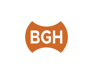 BGH Logo design vector template. BGH