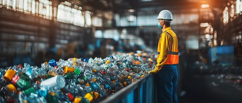 Visualizing efficient waste management practices in industrial refining and processes minimizing waste and promoting sustainability through recycling reuse and disposal optimization