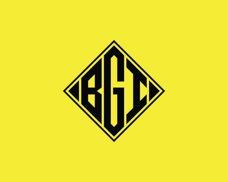 BGI logo design vector template. BGI