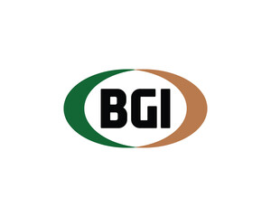 BGI logo design vector template. BGI