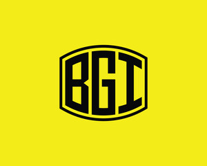 BGI logo design vector template. BGI