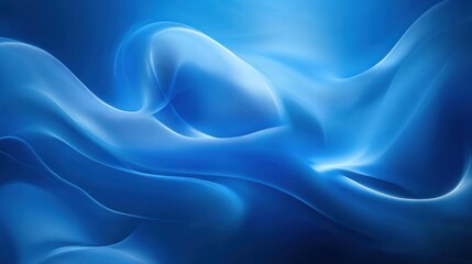 Obraz premium Abstract Blue Swirling Background