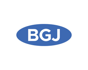 BGJ logo design vector template. BGJ