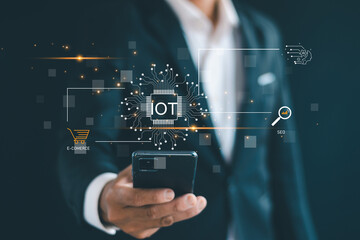 internet of things iot technology that combines various electronic devices that can be connected