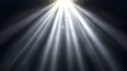 Light Rays Spotlight Glowing Bright Beam Shine White Effect