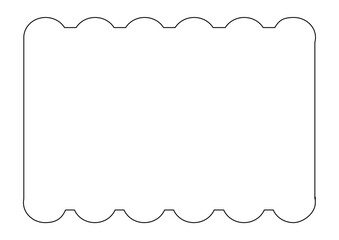 Modern Shapes and Frames Border Frame
