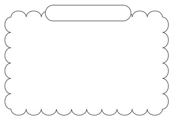 Modern Shapes and Frames Border Frame
