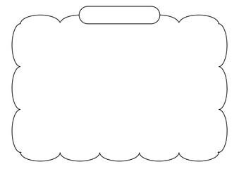 Modern Shapes and Frames Border Frame
