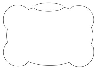 Modern Shapes and Frames Border Frame

